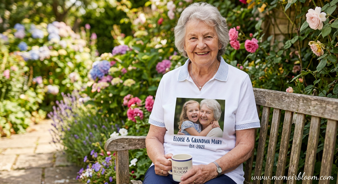 Portrait memory T shirts — one person. one photo. one story, worn forever.  "Some people leave a mark so deep, you carry them with you everywhere — now you can wear that feeling close to your heart."