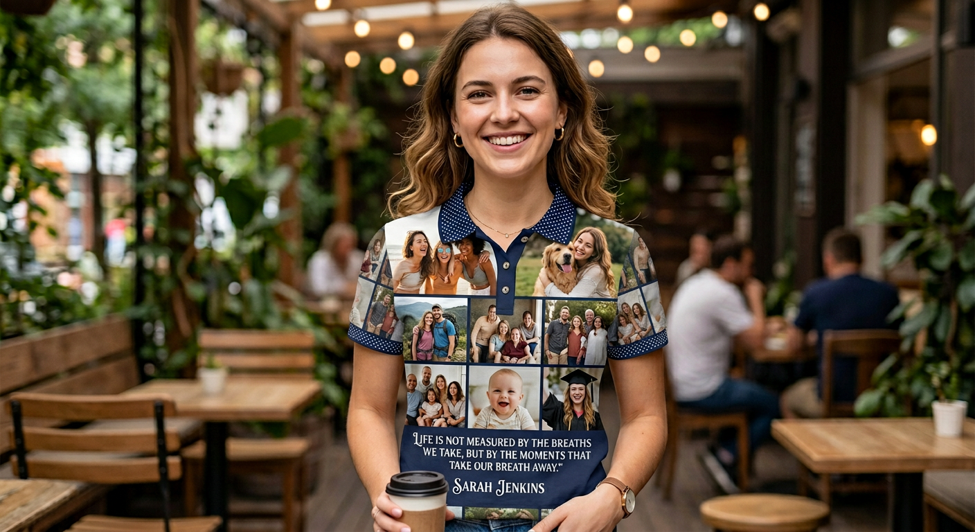Memory T shirts — your favourite moments, worn close to the heart  "A shirt no one else in the world owns. Because no one else has lived your story."