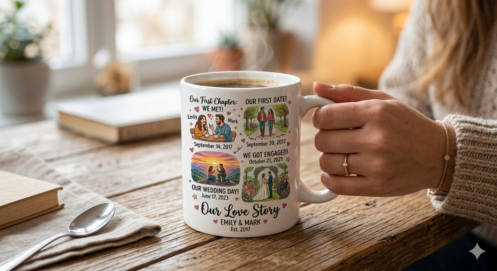 "Your Story, Your Mug" - White Mug.